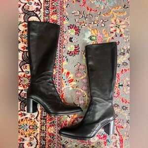 Freelance Paris black leather boots